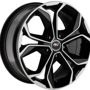 16 inç 5x114.3 black polish jant takımı görünüm