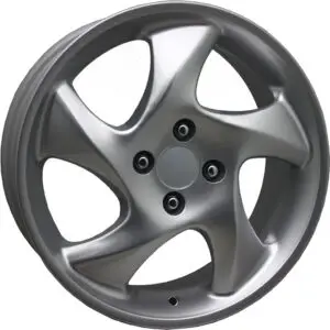 16 İnç 5x112 Silver Polish Jant Takımı Volkswagen Seat Skoda Uyumlu