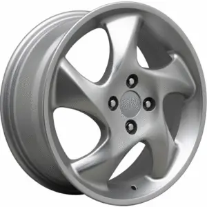 15 İnç 5x112 Silver Polish Jant Takımı Volkswagen Seat Skoda Uyumlu