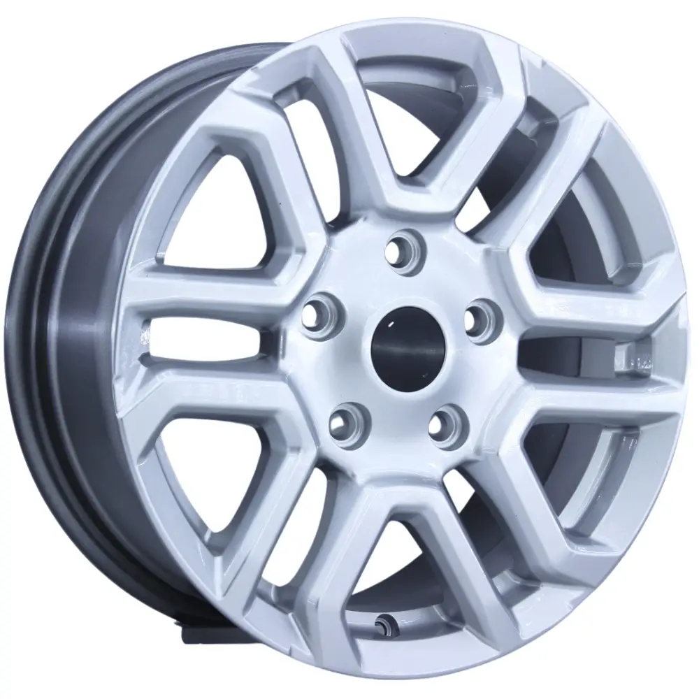 16 inç 6x130 silver Mercedes Sprinter Volkswagen Crafter jant takımı görünüm