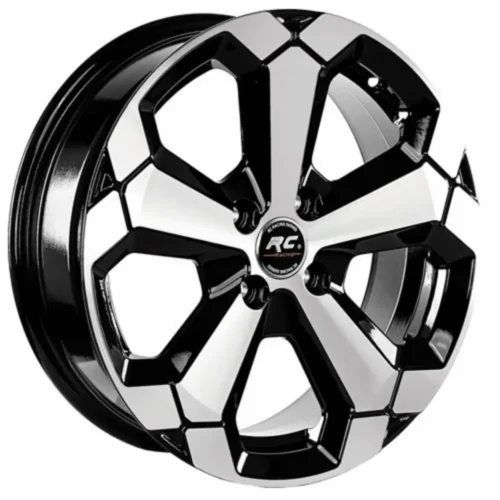 16 İnç 5×100 Black Polish Jant Takımı Volkswagen Seat Skoda Toyota Uyumlu