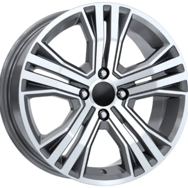 16 inç 5x114.3 gun metal polish jant takımı görünüm