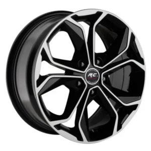 17 inç 4x100 black polish Renault Clio Opel Corsa jant takımı görünüm
