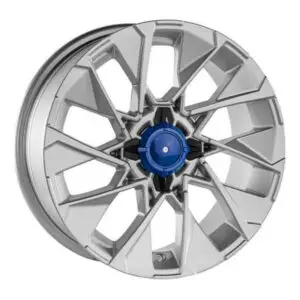 17 inç 4x100 silver Renault Clio Dacia Sandero jant takımı görünüm