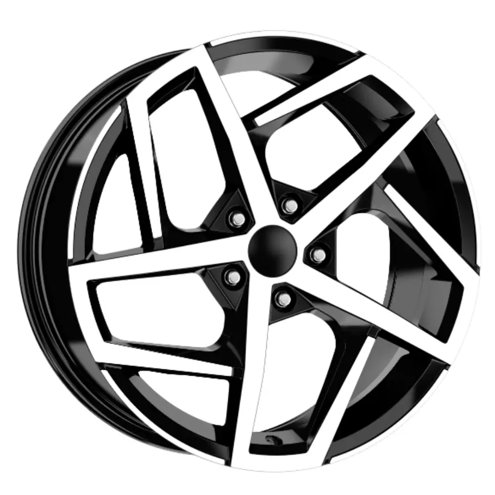 18 inç 5x112 Black Polish Volkswagen Audi Seat Skoda uyumlu jant takımı