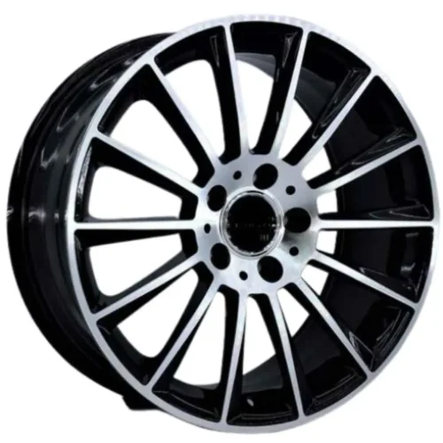 19 İnç 5×112 Black Polish Mercedes S Class Mercedes E Class Mercedes C Class Uyumlu Ön Arka Jant Takımı