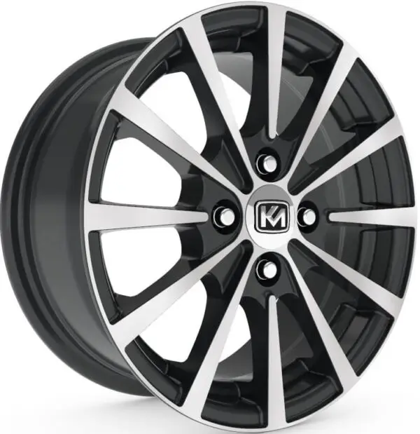 15 inç 4x108 black polish jant takımı görünüm
