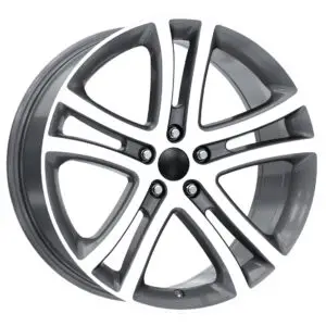 17 inç 4x108 Gun Metal Ford Peugeot Citroen uyumlu jant takımı