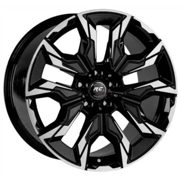 19 İnç 5x112 Black Polish R1-1198 Mercedes C Serisi Audi A4 Audi A6 Uyumlu Ön Arka Jant Takımı - 8.5J ET29 ön 10J ET46 arka 5x112 jant takımı