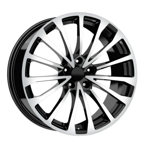 19 İnç 5×112 Black Polish Mercedes Audi Volkswagen Seat Skoda Uyumlu Jant Takımı