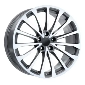 19 İnç 5x112 Gun Metal Polish Mercedes Audi Volkswagen Seat Skoda Uyumlu Jant Takımı