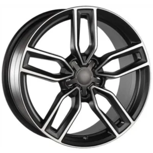 19 İnç 5x112 Matt Gun Metal Polish Mercedes Audi Volkswagen Seat Skoda Uyumlu Jant Takımı