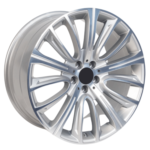 20 İnç 5×112 Silver Polish Ön Arka Mercedes Audi Volkswagen Seat Skoda Uyumlu Jant Takımı