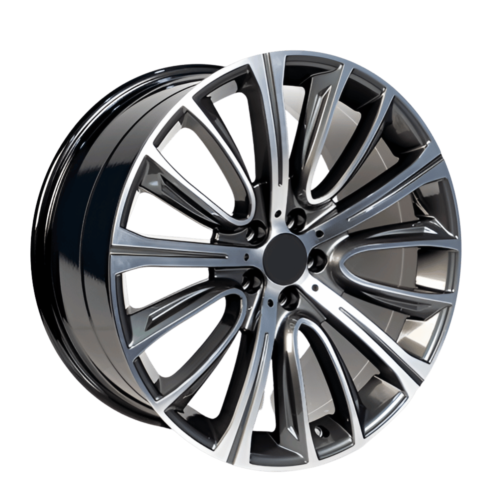 20 İnç 5×112 Gun Metal Polish Ön Arka Mercedes Audi Volkswagen Seat Skoda Uyumlu Jant Takımı