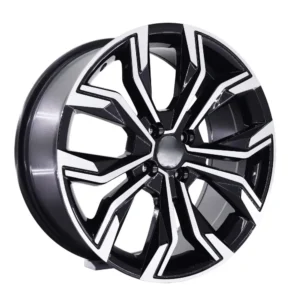 17 inç 5x114.3 Black Polish Renault Nissan uyumlu jant takımı