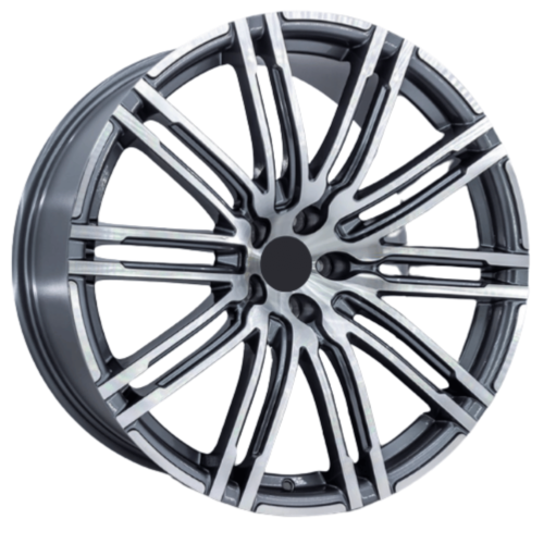21 İnç Ön Arka Gun Metal 5×112 Audi Volkswagen Mercedes Skoda Seat Cupra Uyumlu Jant Takımı