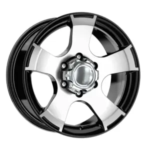 16 inç 5x114.3 black polish jant takımı görünüm