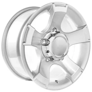 15 inç 6x139.7 silver polish offroad jant takımı görünüm
