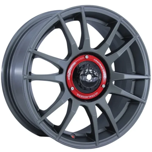 15 İnç 5×100 Matt Gun Metal Jant Takımı Volkswagen Seat Skoda Toyota Uyumlu