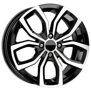 16 inç 5x114.3 black polish jant takımı görünüm