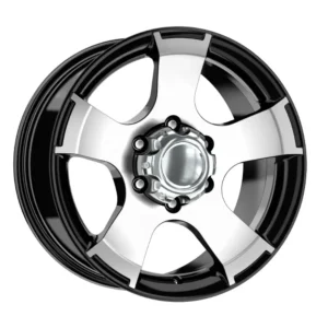 16 inç 6x120 black polish Ford Transit Custom jant takımı görünüm