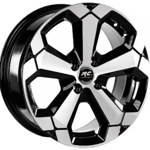 16 inç 5x114.3 black polish jant takımı görünüm