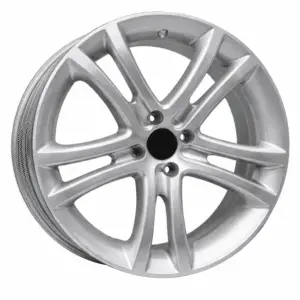 17 inç 4x100 silver Renault Clio Opel Corsa jant takımı görünüm
