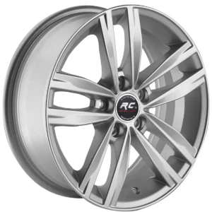 15 İnç 5x100 Silver Jant Takımı Volkswagen Seat Skoda Uyumlu