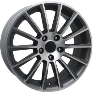 17 inç 5x112 Gun Metal Polish jant takımı Mercedes C Serisi E Serisi CLA uyumlu