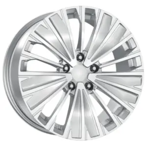 17 İnç 5x112 Silver Jant Takımı Volkswagen Seat Skoda Uyumlu