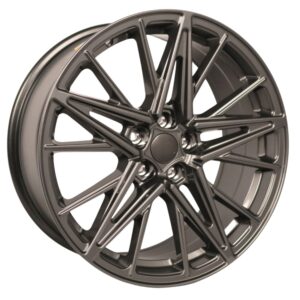 19 İnç 5x114.3 Matt Gun Metal Honda Civic Toyota Corolla Nissan Qashqai Uyumlu Ön Arka Jant Takımı
