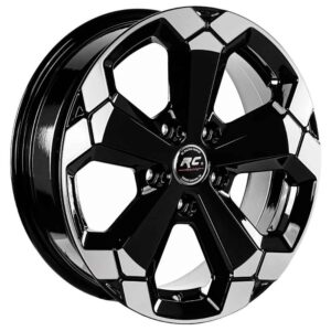 16 İnç 4x100 Black Polish Renault Clio Fiat Egea Honda Uyumlu Jant Takımı