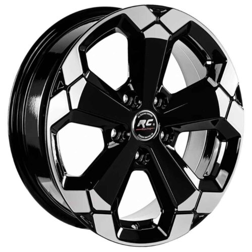16 İnç 4×100 Black Polish Renault Clio Fiat Egea Honda Uyumlu Jant Takımı