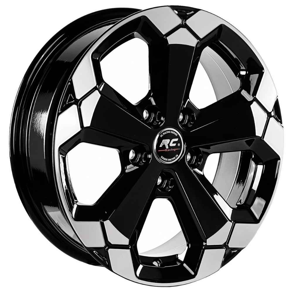 16 İnç 4x100 Black Polish Renault Clio Fiat Egea Honda Uyumlu Jant Takımı