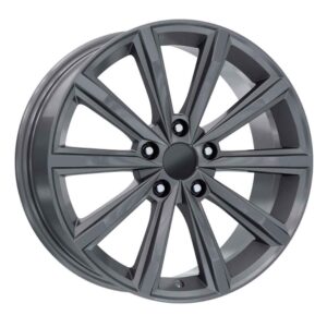 17 İnç 5x100 Gun Metal Gloss Volkswagen Golf Audi A3 Seat Leon Uyumlu Jant Takımı