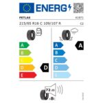 Petlas 215/65R16C 109/107R 8PR Full Power PT825 Plus 2026 Üretim Yaz Lastiği