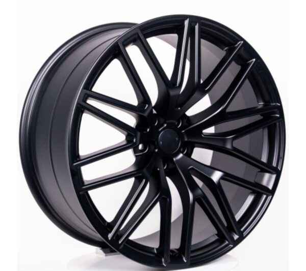 21 İnç 5x112 Matt Black R1-1155 Mercedes C Serisi Audi A4 Audi A6 Uyumlu Ön Arka Jant Takımı