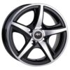 15 İnç 4×100 Black Polish Renault Clio Dacia Sandero Fiat Egea Uyumlu Jant Takım