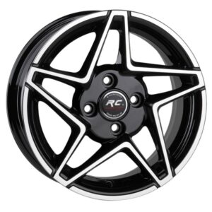 15 İnç 4×100 Black Polish Renault Clio Dacia Sandero Fiat Egea Uyumlu Jant Takımı
