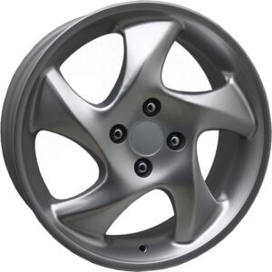 16 İnç 5x100 Silver Polish Volkswagen Golf Seat Leon Skoda Fabia Uyumlu Jant Takımı