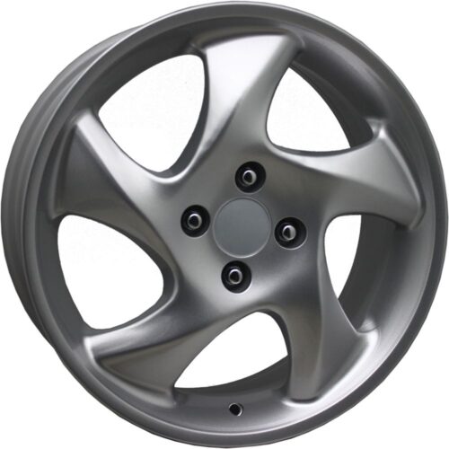16 İnç 5×100 Silver Volkswagen Golf Seat Leon Skoda Fabia Uyumlu Jant Takımı