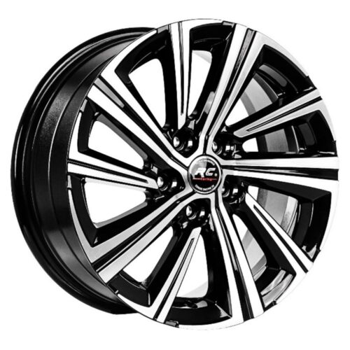 16 İnç 5×108 Black Polish Ford Focus Peugeot 308 Citroen C4 Uyumlu Jant Takımı