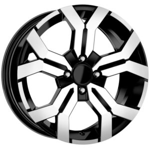 16 inç 5x114.3 Black Polish Dacia Renault Nissan uyumlu jant takımı