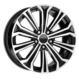 16 inç 5x114.3 Black Polish Toyota Honda Nissan uyumlu jant takımı