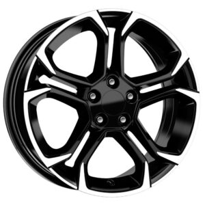 16 inç 5x98 Black Polish Fiat Alfa Romeo Doblo uyumlu jant takımı