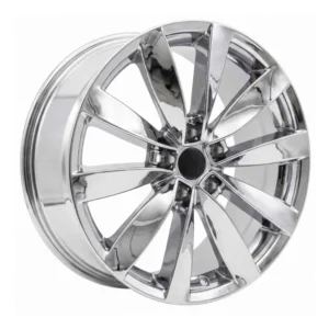 18 İnç 5x100 Chrome Lugano Volkswagen Golf Seat Leon Skoda Octavia Uyumlu Jant Takımı