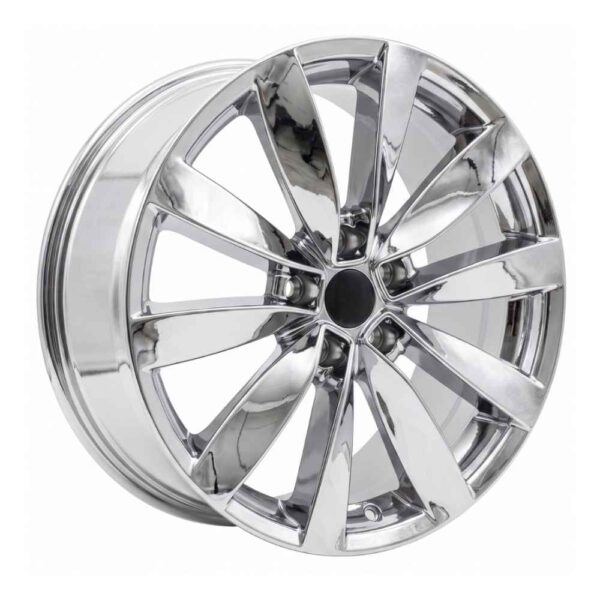 18 İnç 5x100 Chrome Lugano Volkswagen Golf Seat Leon Skoda Octavia Uyumlu Jant Takımı