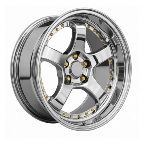 18 İnç 5×114.3 Chrome Honda Civic Toyota Corolla Nissan Qashqai Uyumlu Ön Arka Jant Takımı