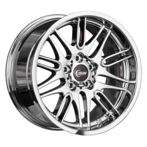 18 İnç 5x120 Chrome R1-296 / R1-297 BMW E39 BMW 5 Serisi BMW 7 Serisi Uyumlu Ön Arka Jant Takımı - 8J ET20 ön 9.5J ET22 arka 5x120 jant takımı