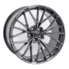 19 İnç 5x120 HYPER BL R1W-0376-5 BMW 3 Serisi BMW 4 Serisi BMW 5 Serisi Uyumlu Ön Arka Jant Takımı - 8.5J ET33 ön 9.5J ET35 arka 5x120 jant takımı